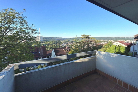 Aussicht vom Balkon