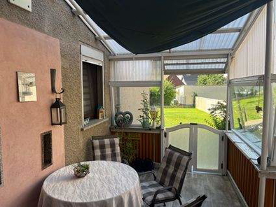Terrasse am Wohnzimmer