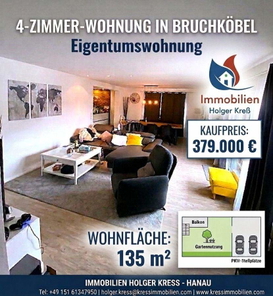 Im Verkauf 4 Zimmer Eigentumswohnung in Bruchköbel