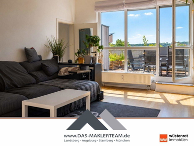 Sonne, Ruhe, Zuhause - Stilvolle Dachgeschosswohnung mit großer Südterrasse