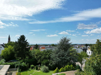 Aussicht WE 2.10 nach Westen
