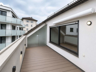 Dachloggia leicht verschönert mit KI