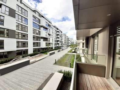 Blick vom Balkon