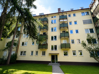 Innenhofseite des Hauses