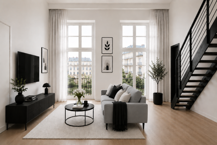 Wohnzimmer Visualisiert