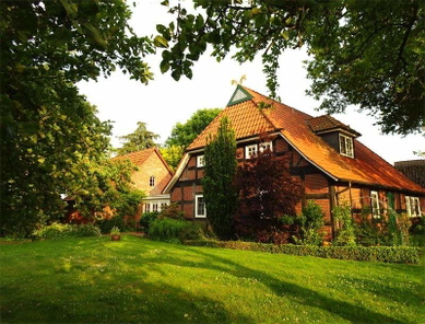Rückansicht, Garten