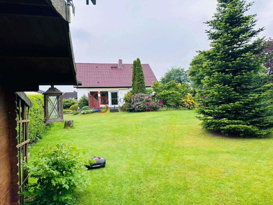 Garten Ansicht von hinten