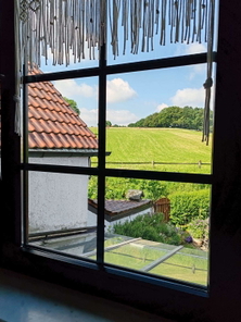 Blick aus dem Küchenfenster