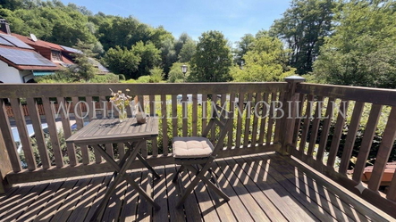 Blick über den Balkon