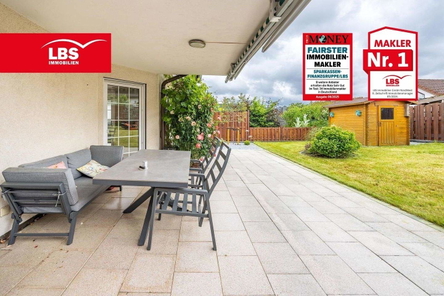 Terrasse in Richtung Garten