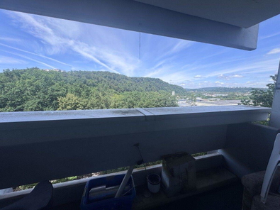 großer Balkon Ausblick