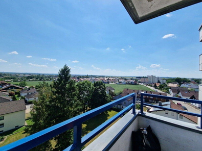 Blick vom Balkon