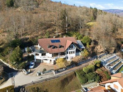 Das Haus von oben