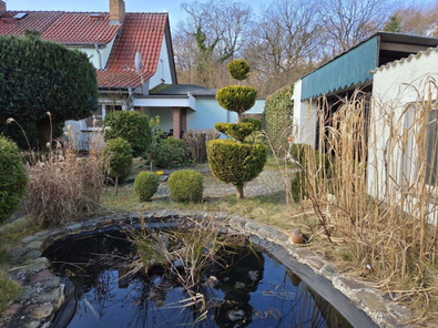 Innenhof und Haus