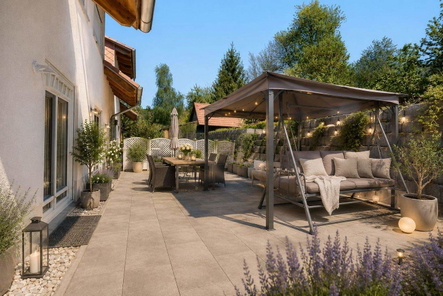 Visualisierung Terrasse