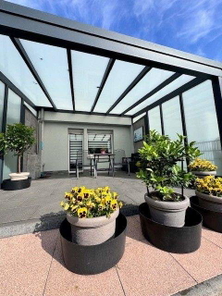 Überdachte Terrasse