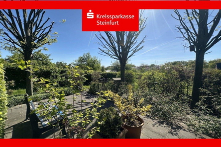 Schöner Blick zu der Obstwiese