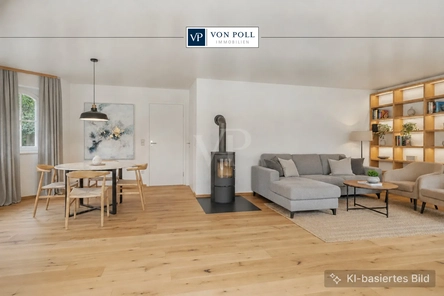 Wohnzimmer KI neu Rahmen