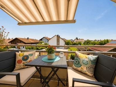 Balkon in Südausrichtung
