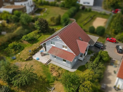 Luftaufnahme seitliche Vordera
