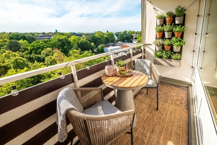 2 ZKB Balkon in Köln