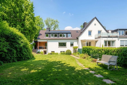 Hausansicht Garten
