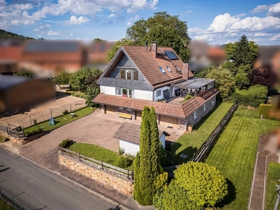 Haus von oben