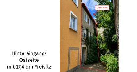 Hintereingang Ostseite mit 17,