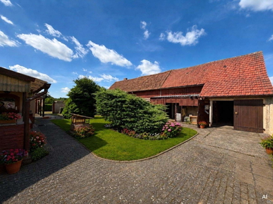 der freundliche Innenhof