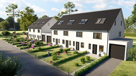 Modernes Reihenendhaus mit hoher Energieeffizienz (KfW 40)