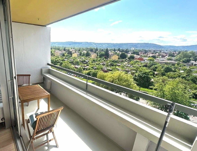 Südbalkon mit Ausblick