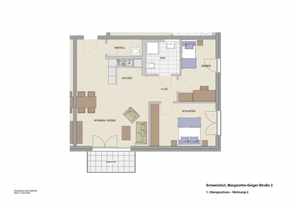 Grundriss WE 04