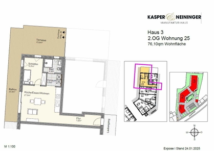 Grundriss Wohnung 25