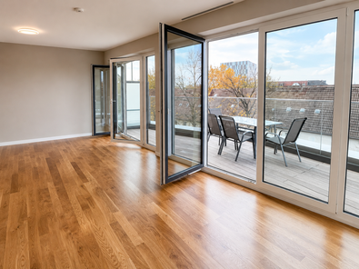 Wohnen mit Dachterrasse