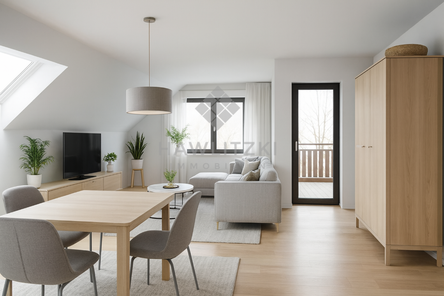 Möglich eingerichtetes Wohnzimmer