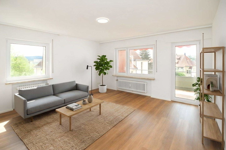 Einrichtungsbeispiel mit KI-Home-Staging