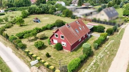 Einfamilienhaus von oben