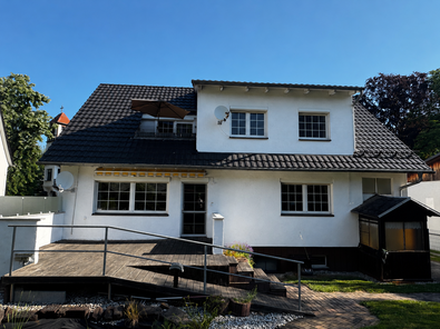 Blick auf das Haus