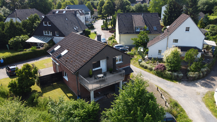 Aussenansicht vom Wohnhaus