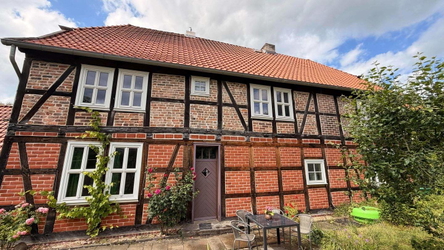 Gartenseitige Ansicht des Hauses
