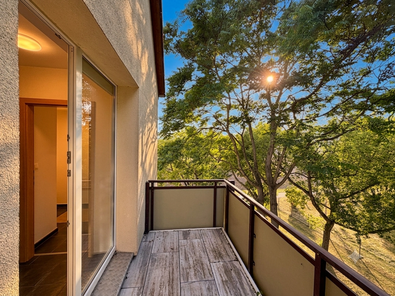 Balkon mit Blick nach Westen