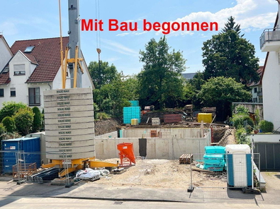 Mit Bau begonnen
