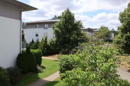 Blick vom Balkon