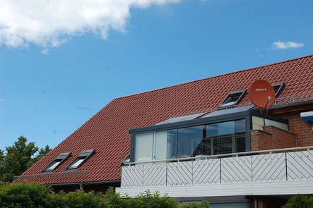 Maisonette ETW Moränenweg/Hausrückseite, Balkon-Wintergarten
