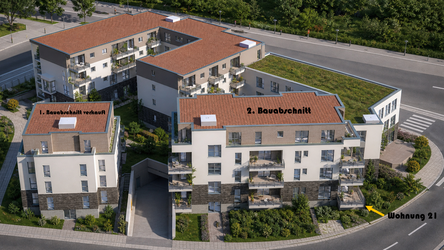 Visualisierung des 2. Bauabschnitts