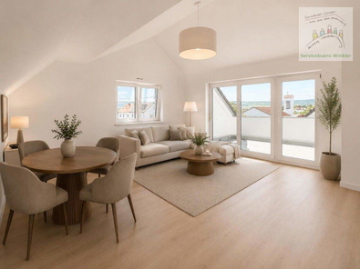 Wohnraum mit Loggia