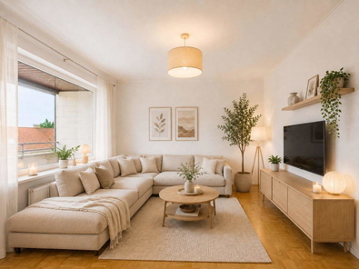 Wohnzimmer (KI-generiert)