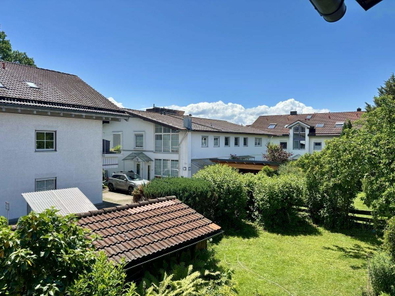 Blick vom Balkon