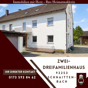 Zwei- bis Dreifamilienhaus Schnaittenbach