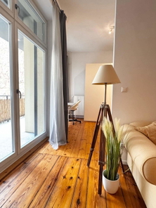 Blick z. Schlafzimmer